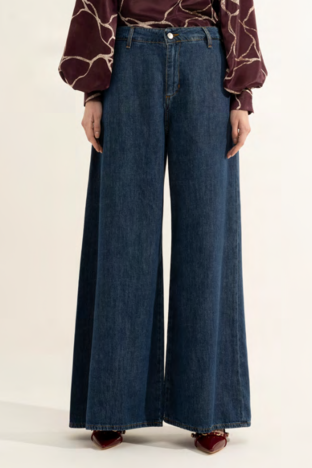 JEANS PALAZZO LE SARTE DEL SOLE