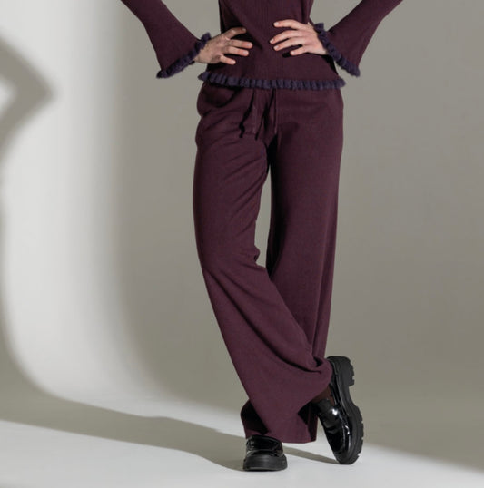 PANTALONE IN MAGLIA LEA SWANN